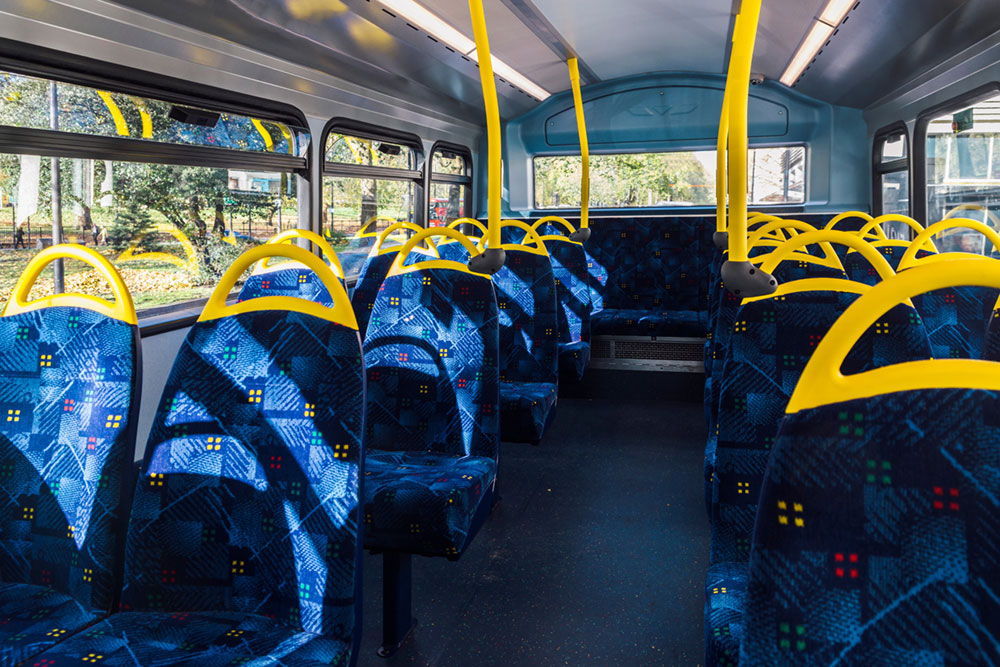 Lavado de interiores de autobuses